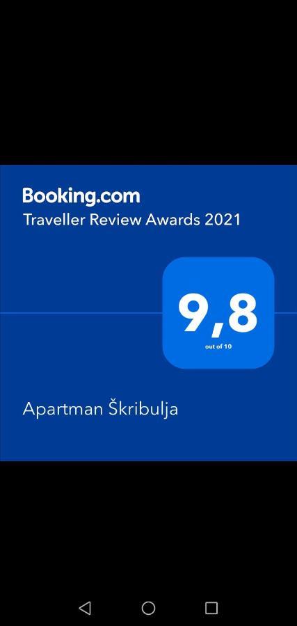 Apartman Skribulja Zupanja Exteriér fotografie